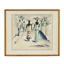 Load image into Gallery viewer, Gerard Sekoto - Walking figures