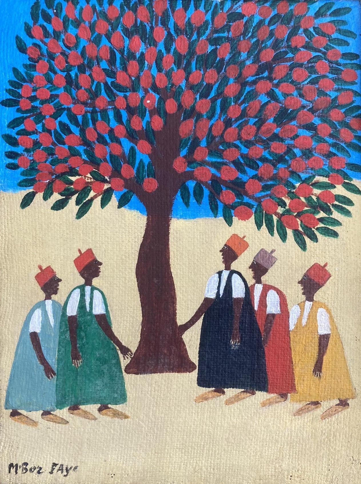 M'bor Faye - Untitled (The palaver tree)