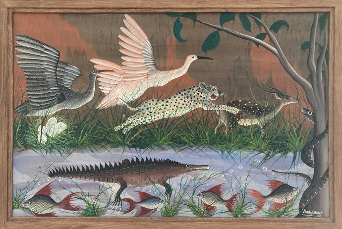 Jean-Bosco Kamba - Wildlife around a watering hole
