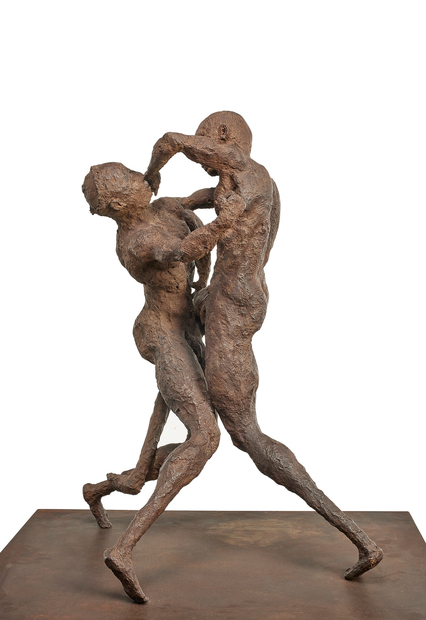 Ousmane Sow - Wrestlers in a hand to hand fight